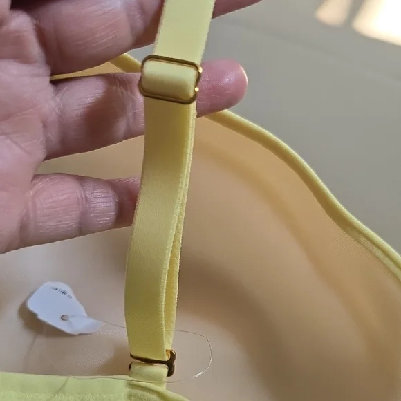 Soma Yellow Lace Bra Full Coverage Intimates - Picture 6 of 13